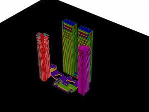 city - high-rise office 339 Modelo 3D