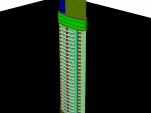 city - high-rise office 340 3D Модель