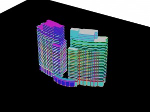 city - high-rise office 343 Modèle 3D