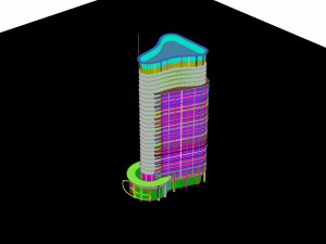 city - high-rise office 344 3D Modell