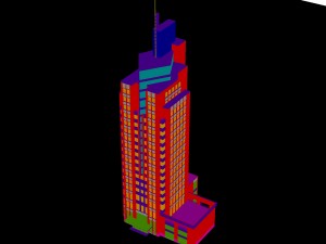city - high-rise office 345 3D Модель