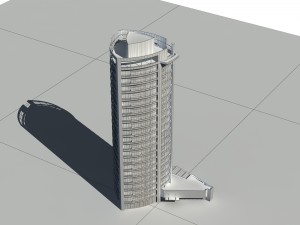 city - high-rise office 346 3D Model