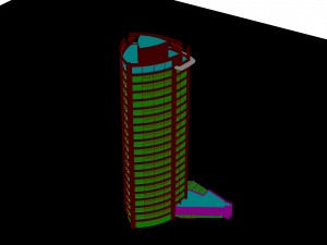 city - high-rise office 346 3D Model