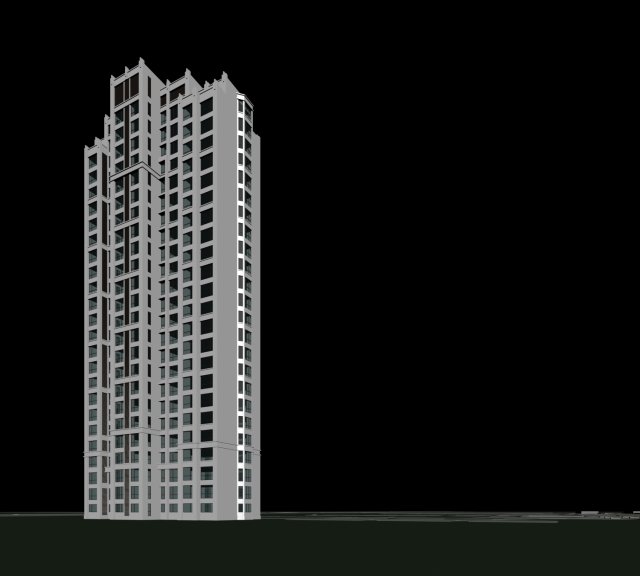 urban planning - office building 001 Modèle 3D .c4d .max .obj .3ds .fbx .stl .blend 
