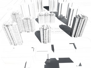 urban planning - office building 001 Modèle 3D