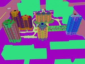 urban planning - office building 001 Modèle 3D