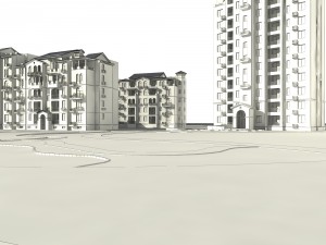 city planning - office building 002 3D Model