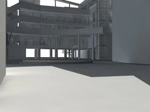 urban planning - office building 003 3D Model