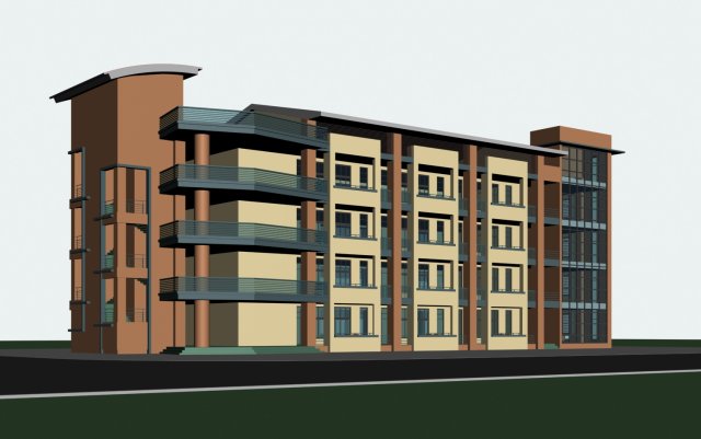 city planning - office building 004 3Dモデル .c4d .max .obj .3ds .fbx .stl .blend 