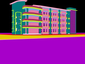 city planning - office building 004 3Dモデル