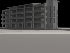 city planning - office building 004 3Dモデル