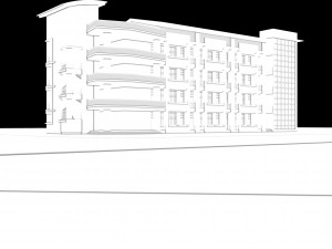 city planning - office building 004 3Dモデル