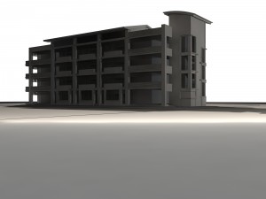 city planning - office building 004 3Dモデル