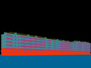 city planning - office building 005 Modello 3D
