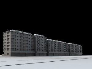 city planning - office building 005 Modello 3D