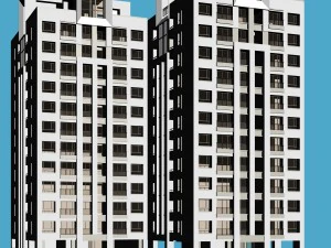 city planning - office building 007 3D Model