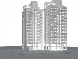 city planning - office building 007 3D Model