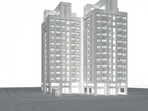 city planning - office building 007 3D Model