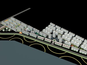 urban planning - office building 008 3D 모델