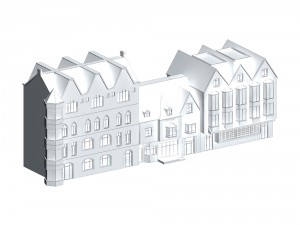 urban planning - commercial buildings 3 3D Model