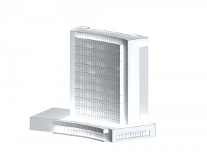 urban planning - commercial buildings 4 3Dモデル