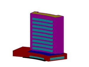 urban planning - commercial buildings 4 3D Model