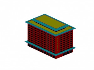 urban planning - commercial buildings 7 Modèle 3D