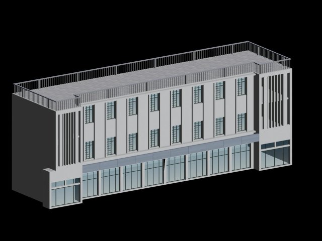 urban planning - commercial buildings 10 3Dモデル .c4d .max .obj .3ds .fbx .stl .blend 