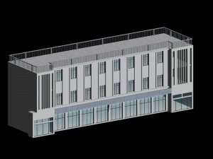 urban planning - commercial buildings 10 3Dモデル