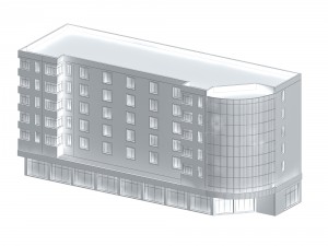 urban planning - commercial buildings 10 3Dモデル