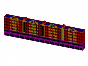 urban planning - commercial buildings 12 3D मॉडल