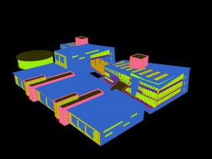 urban planning - commercial buildings 13 Model 3D
