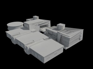 urban planning - commercial buildings 13 Model 3D