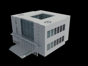 urban planning - commercial buildings 13 Model 3D