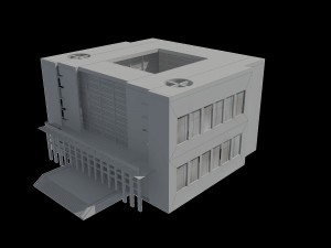 urban planning - commercial buildings 13 Model 3D