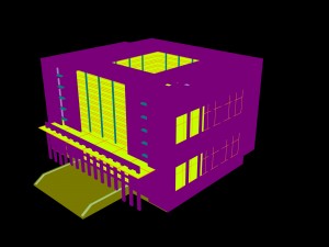 urban planning - commercial buildings 13 Model 3D