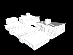 urban planning - commercial buildings 13 Model 3D