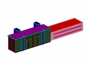 urban planning - commercial buildings 14 Modelo 3D