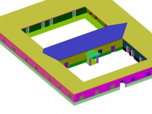 urban planning - commercial buildings 15 3D Model