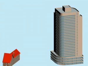 perencanaan kota - bangunan komersial 21 Model 3D