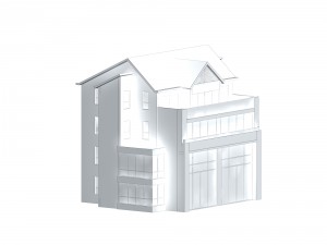 urban planning - commercial buildings 23 3D Модель
