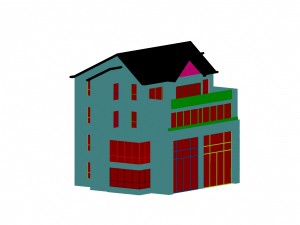 urban planning - commercial buildings 23 3D Модель