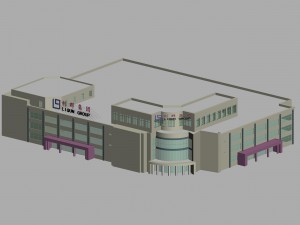 urban planning - commercial buildings 24 Modelo 3D