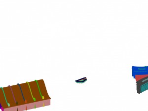 urban planning - commercial buildings 35 Model 3D
