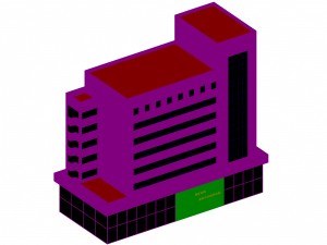 urban planning - commercial buildings 37 3D Model