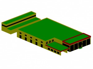 urban planning - commercial buildings 38 Model 3D