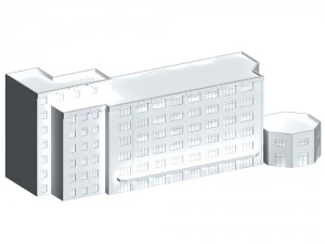 urban planning - commercial buildings 40 3D Model