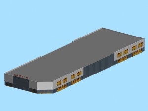 urban planning - commercial buildings 42 3D Model