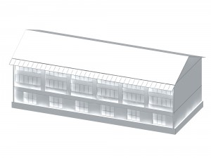 urban planning - commercial buildings 48 Modello 3D