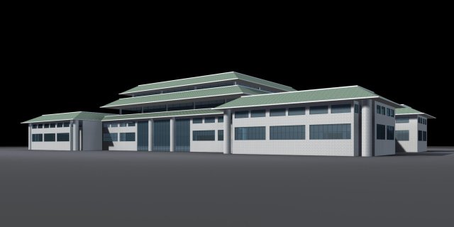 urban planning - commercial buildings 52 3D Модель .c4d .max .obj .3ds .fbx .stl .blend 